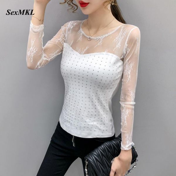women lace patchwork white blouses 2020 fashion long sleeve beading black ladies korean clothes slim camisas mujer
women lace patchwork white blouses 2020 fashion long sleeve beading black ladies korean clothes slim camisas mujer