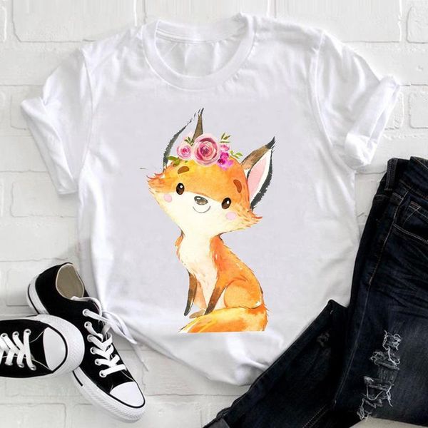 женщины с коротким рукавом цветок смешные лица fox print одежда одежда для животных одежда женская графика печати tee top tshirt женская фут, White
женщины с коротким рукавом цветок смешные лица fox print одежда одежда для животных одежда женская графика печати tee top tshirt женская фут, White