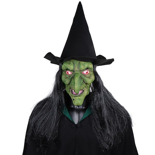 costume accessories halloween mask cosplay wicked witch with long hair hat green face big nose horror helmet costume party masquerade carniv, Silver
costume accessories halloween mask cosplay wicked witch with long hair hat green face big nose horror helmet costume party masquerade carniv, Silver