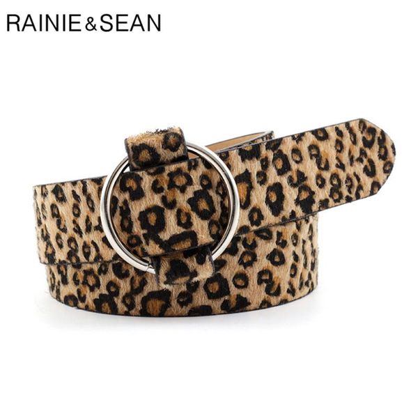rainie sean leopard women belt without holes ladies belt casual pu leather smooth buckle female waist belts, Black;brown
rainie sean leopard women belt without holes ladies belt casual pu leather smooth buckle female waist belts, Black;brown