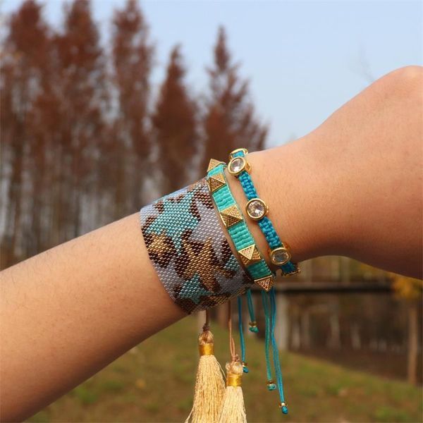 beaded, strands zhongvi star bracelets for women zircon pulseras handmade jewelry 2021 fashion jewellery gifts colored rivet miyuki bracelet, Black
beaded, strands zhongvi star bracelets for women zircon pulseras handmade jewelry 2021 fashion jewellery gifts colored rivet miyuki bracelet, Black
