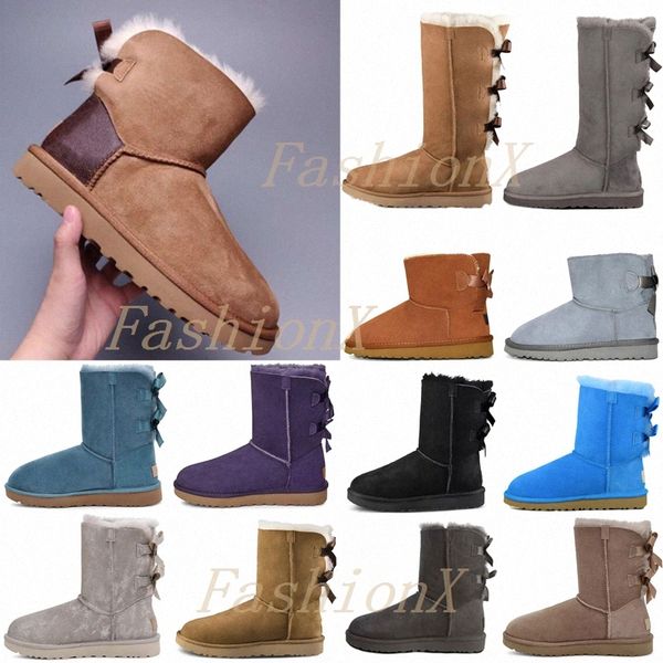 2021 designers snow boots women classic with fur shoes womens girl lady winter bow knee high flat sneakers ankle platfojns8#, Black
2021 designers snow boots women classic with fur shoes womens girl lady winter bow knee high flat sneakers ankle platfojns8#, Black