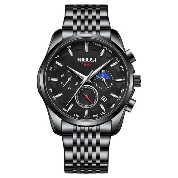 nibosi watches 2319 quartz classic model men wristwatches stainless steel waterproof wristwatch sport military watch wristwatch chronograph, Slivery;brown
nibosi watches 2319 quartz classic model men wristwatches stainless steel waterproof wristwatch sport military watch wristwatch chronograph, Slivery;brown
