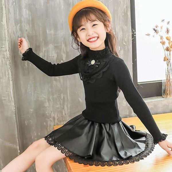 and girls' autumn winter foreign sle new versatile spring children's girl p small leather pleated skirt, Blue
and girls' autumn winter foreign sle new versatile spring children's girl p small leather pleated skirt, Blue