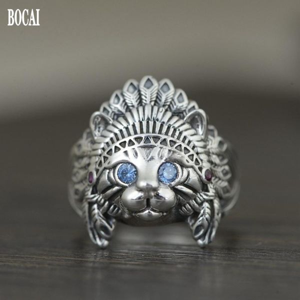 cluster rings bocai real s925 pure silver cartoon doll woman ring retro fashion design male and female style thai, Golden;silver
cluster rings bocai real s925 pure silver cartoon doll woman ring retro fashion design male and female style thai, Golden;silver