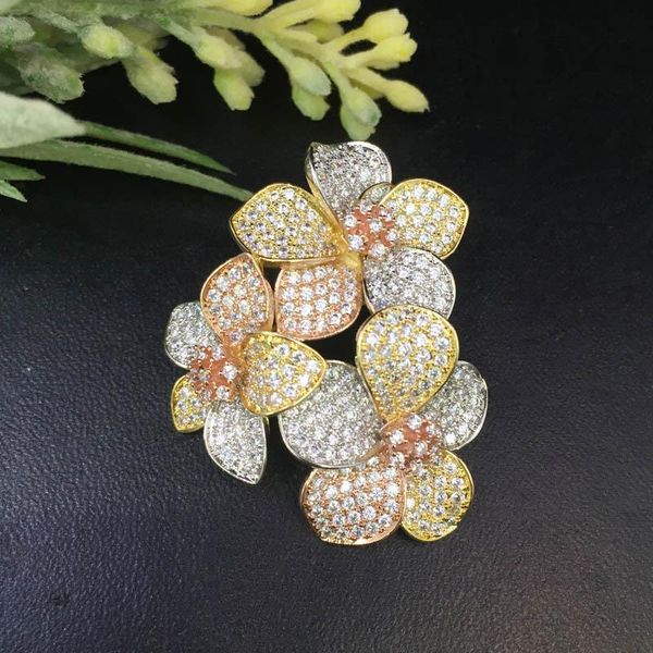 pins, brooches vanifin fashion jewelry delicate three little plum blossoms brooch pendant dual use for wedding party micro pave gift, Gray
pins, brooches vanifin fashion jewelry delicate three little plum blossoms brooch pendant dual use for wedding party micro pave gift, Gray