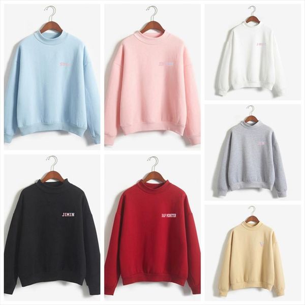 women hoodies kpop bangtan boys names letters printed sweatshirt jungkook jimin jin suga v rm pullovers, Black
women hoodies kpop bangtan boys names letters printed sweatshirt jungkook jimin jin suga v rm pullovers, Black