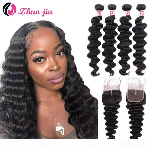zhuo jia brazilian loose deep wav bundles with closure remy human hair remy hair 3 bundles with closure, Black;brown
zhuo jia brazilian loose deep wav bundles with closure remy human hair remy hair 3 bundles with closure, Black;brown