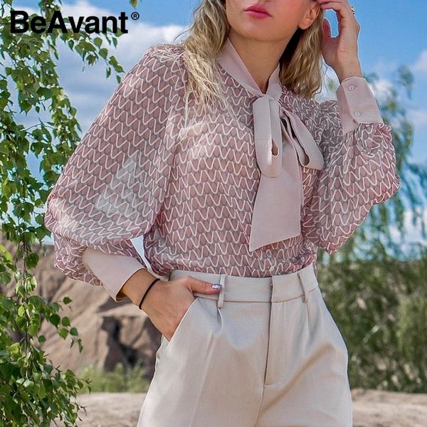 beavant ladies bow tie neck fashion blouses women spring summer long sleeve casual and blouse elegant shirts female y200622, White
beavant ladies bow tie neck fashion blouses women spring summer long sleeve casual and blouse elegant shirts female y200622, White