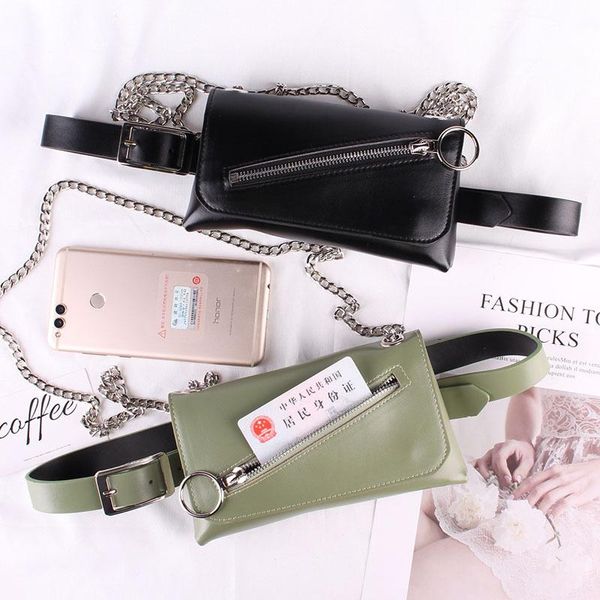 2020 women phone fanny packs women green white zipper pu leather waist bag belt buckle large size chain messenger shoulder bags
2020 women phone fanny packs women green white zipper pu leather waist bag belt buckle large size chain messenger shoulder bags