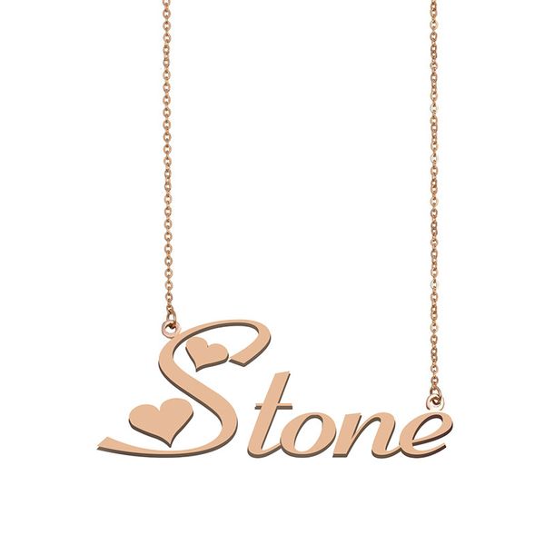 Stone Name Necklace Custom Nameplate Pendant for Women Girls Birthday Gift Kids Best Friends Jewelry 18k Gold Plated Stainless Steel, Silver
Stone Name Necklace Custom Nameplate Pendant for Women Girls Birthday Gift Kids Best Friends Jewelry 18k Gold Plated Stainless Steel, Silver