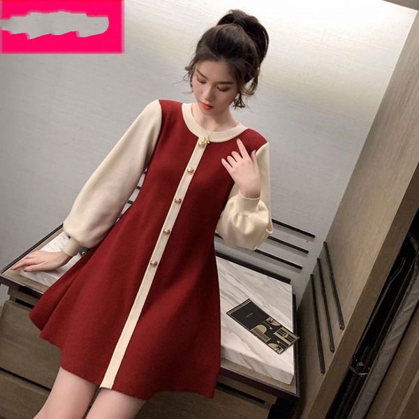 style 2021 new vintage elegant red female sleeve long high midi line knitted round neck y260 x5xv, Black;gray
style 2021 new vintage elegant red female sleeve long high midi line knitted round neck y260 x5xv, Black;gray
