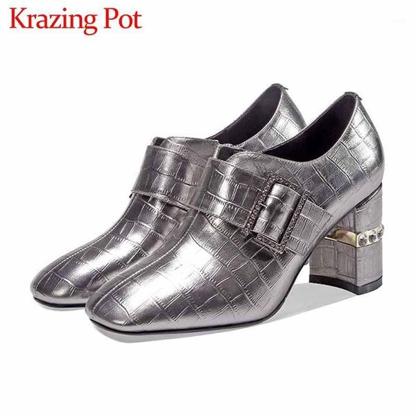 dress shoes krazing pot fashion office lady print genuine leather crystal buckle straps square toe high heels women big size pumps l991, Black
dress shoes krazing pot fashion office lady print genuine leather crystal buckle straps square toe high heels women big size pumps l991, Black