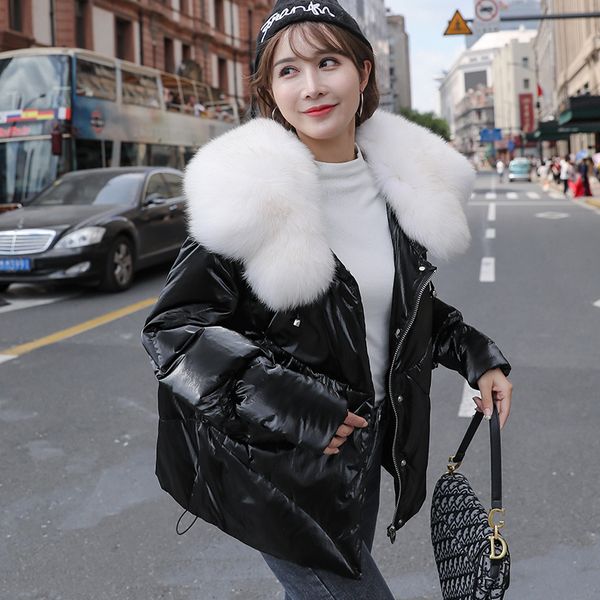 2021 winter new fox fur coat detachable short warm interior thickening down women's jacket 4h7m, Black
2021 winter new fox fur coat detachable short warm interior thickening down women's jacket 4h7m, Black