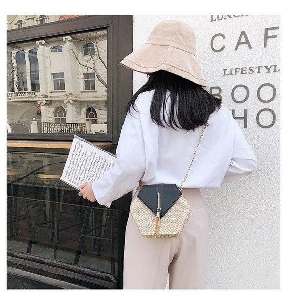 hexagon mulit style straw+leather handbag women rattan bag new fashion handmade woven beach circle bohemia shoulder bag
hexagon mulit style straw+leather handbag women rattan bag new fashion handmade woven beach circle bohemia shoulder bag