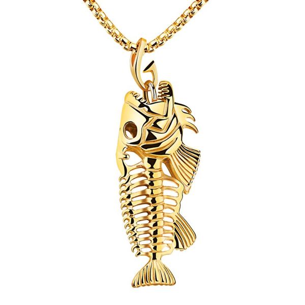 pendant necklaces fashion jewelry men necklace stainless steel fish bone & pendants gold color vintage male accessories punk retro gift, Silver
pendant necklaces fashion jewelry men necklace stainless steel fish bone & pendants gold color vintage male accessories punk retro gift, Silver