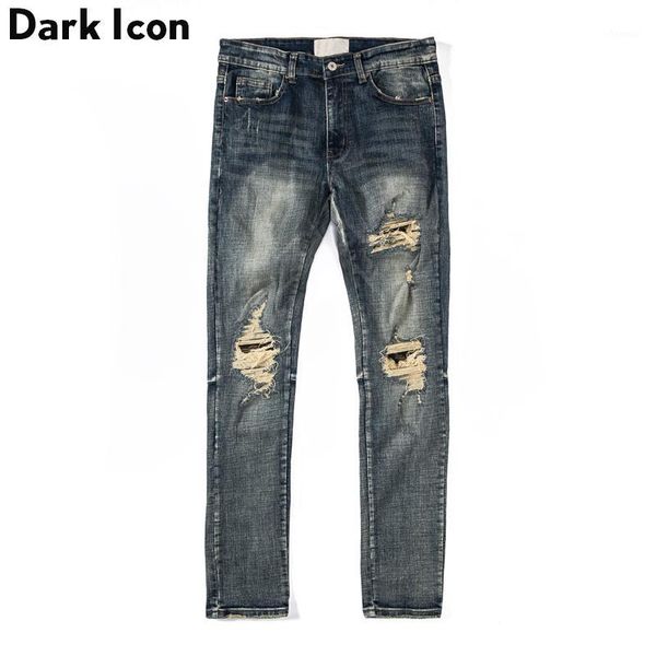 dark ripped jeans men high street men's jeans regular style destroyed denim pants men1, Blue
dark ripped jeans men high street men's jeans regular style destroyed denim pants men1, Blue