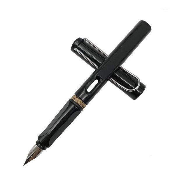 smooth black fountain pen silver hollow out clip ef/f nib for choose financial pens school office supplies 1pc1
smooth black fountain pen silver hollow out clip ef/f nib for choose financial pens school office supplies 1pc1