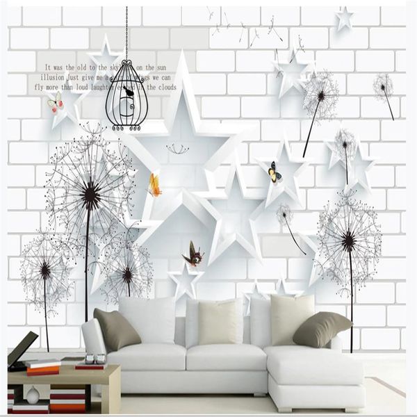3d murals wallpaper for living room 3d fresh brick wall five-pointed star minimalist TV background wall mural wall mural
3d murals wallpaper for living room 3d fresh brick wall five-pointed star minimalist TV background wall mural wall mural