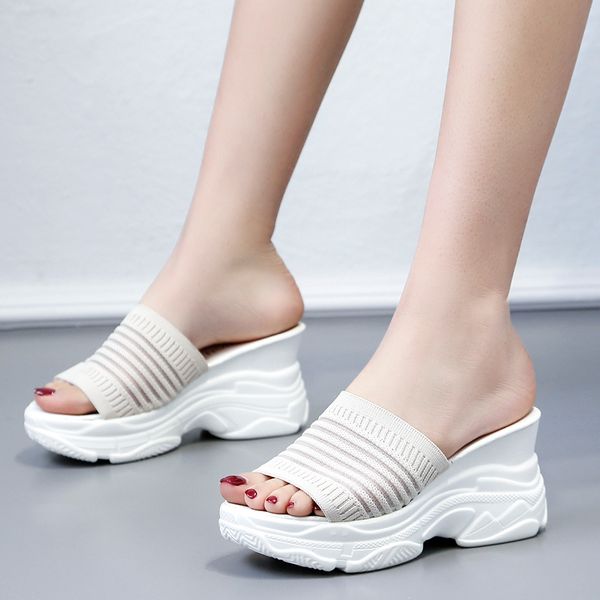 summer chunky slippers women fashion sole wedges heels flip flops casual shoes waterproof platform slippers ladies sandals x1020, Black
summer chunky slippers women fashion sole wedges heels flip flops casual shoes waterproof platform slippers ladies sandals x1020, Black