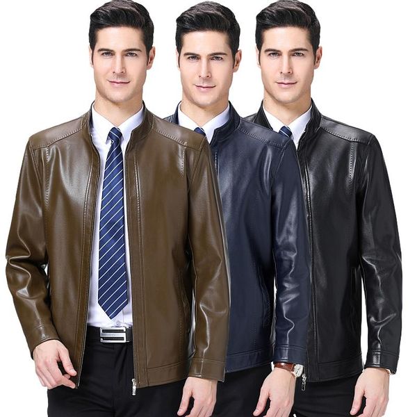 men's fur & faux spring and autumn men suede leather coats stand collar jacket casual man pu clothes jackets 2021, Black
men's fur & faux spring and autumn men suede leather coats stand collar jacket casual man pu clothes jackets 2021, Black