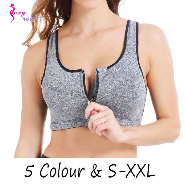 sexywg yoga women zipper push up sports bras vest underwear shockproof breathable gym fitness athletic running bh sport
sexywg yoga women zipper push up sports bras vest underwear shockproof breathable gym fitness athletic running bh sport