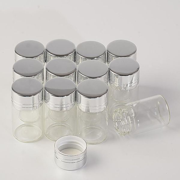 6ml mini glass bottles screw cap silver aluminium lid cute transparent clear empty glass jars vials bottle jlltpd
6ml mini glass bottles screw cap silver aluminium lid cute transparent clear empty glass jars vials bottle jlltpd