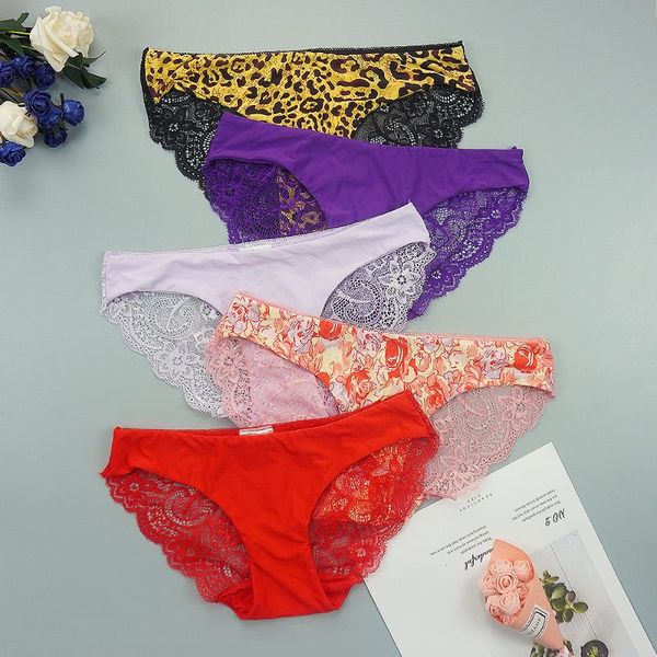 women's panties 3pcs/lots lace underwear women briefs leopard transparent intimate underpants seamless erotic floral female panty, Black;pink
women's panties 3pcs/lots lace underwear women briefs leopard transparent intimate underpants seamless erotic floral female panty, Black;pink