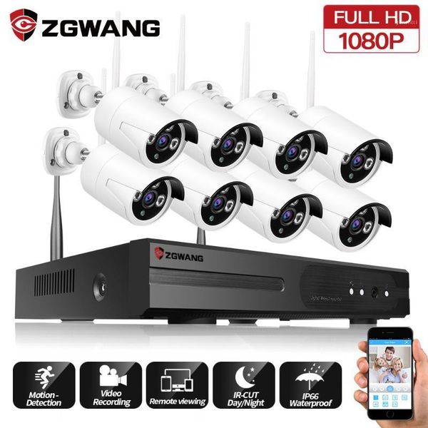 wireless camera kits zgwang 2mp 8ch ip wifi waterproof indoor outdoor 1080p home office record cctv security surveillance system kit1 
wireless camera kits zgwang 2mp 8ch ip wifi waterproof indoor outdoor 1080p home office record cctv security surveillance system kit1