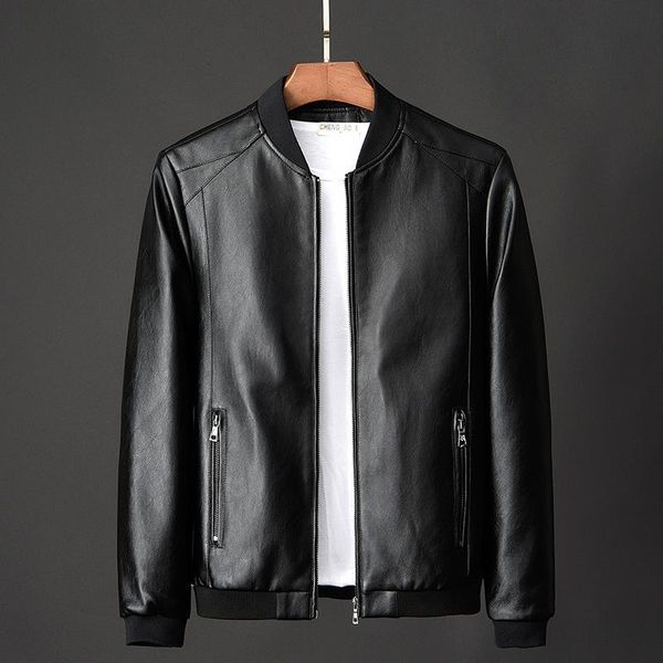 leather man spring fall 2020 new korean version slim fashion leather jacket jacket youth jacket man, Black
leather man spring fall 2020 new korean version slim fashion leather jacket jacket youth jacket man, Black