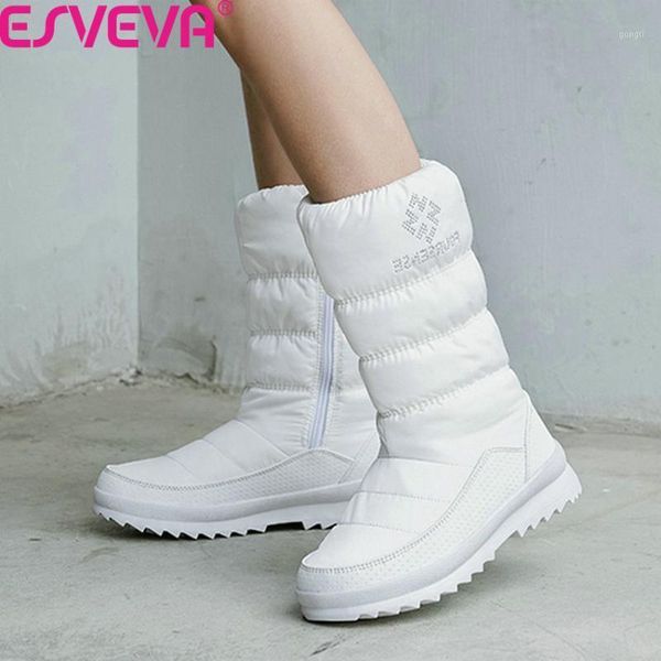 boots esveva 2021 winter warm fur zipper snow platform pu leather down mid calf wedges round toe women shoes size 36-411, Black
boots esveva 2021 winter warm fur zipper snow platform pu leather down mid calf wedges round toe women shoes size 36-411, Black