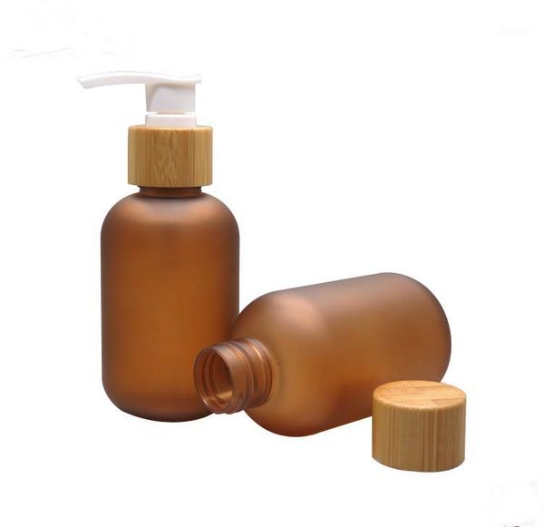 100pcs 120ml amber frosted plastic lotion bottle with bamboo cap(screw lid/pump nozzle/spray atomizer/chiaki cover) wholesale1
100pcs 120ml amber frosted plastic lotion bottle with bamboo cap(screw lid/pump nozzle/spray atomizer/chiaki cover) wholesale1