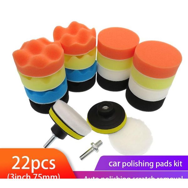 22pcs buffing pad set 3 inch sponge woolen car polishing pad kit for waxing drill adaptor m10 power tool ac bbytqb
22pcs buffing pad set 3 inch sponge woolen car polishing pad kit for waxing drill adaptor m10 power tool ac bbytqb