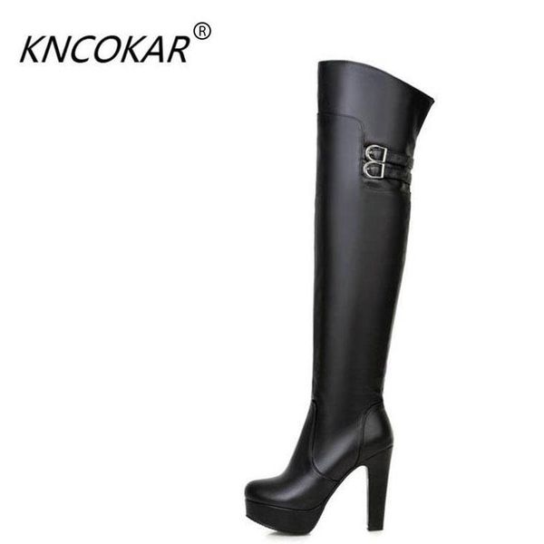 boots female round head thick with super heels knee-high knights of the spring and autumn period big size zipper, Black
boots female round head thick with super heels knee-high knights of the spring and autumn period big size zipper, Black