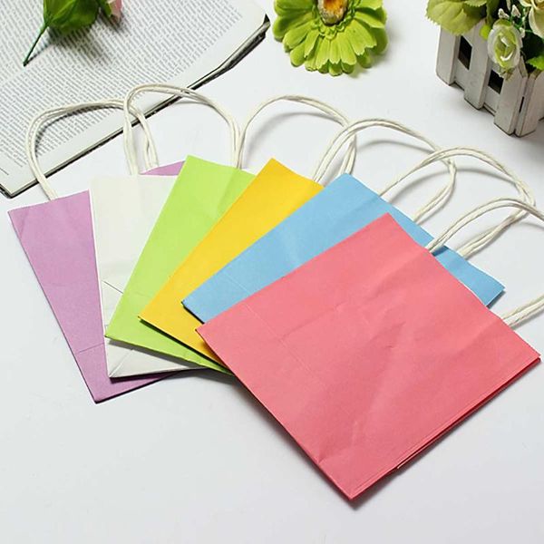 gift wrap 15x8x18cm solid color paper bag with handle festival bags baby birthday children's day party
gift wrap 15x8x18cm solid color paper bag with handle festival bags baby birthday children's day party