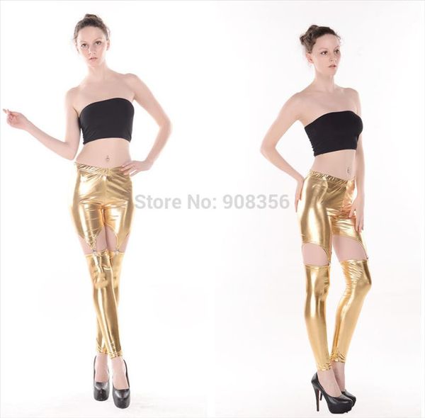 2017 punk rock garter buckle wetlook pu leather leggings spaghetti strap pants trousers black gold silver jeggings c1239
2017 punk rock garter buckle wetlook pu leather leggings spaghetti strap pants trousers black gold silver jeggings c1239