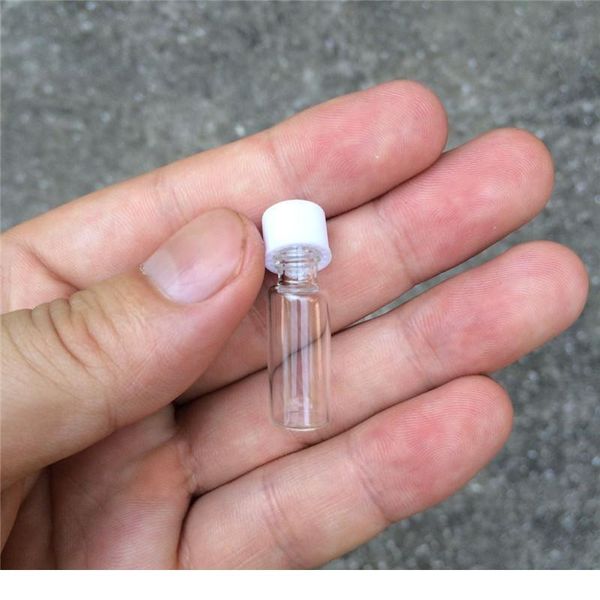 1ml mini glass bottles vials white plastic cap empty tiny transparent glass bottle jars screw cap 10*28*6mm wholesal bbypsh
1ml mini glass bottles vials white plastic cap empty tiny transparent glass bottle jars screw cap 10*28*6mm wholesal bbypsh
