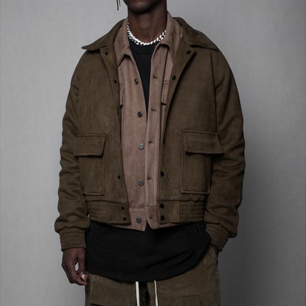 arnodefrance high street tooling jackets coat sweat button jacket casual skateboard hip hop outwear army green men women couple hfhlj, Black;brown
arnodefrance high street tooling jackets coat sweat button jacket casual skateboard hip hop outwear army green men women couple hfhlj, Black;brown