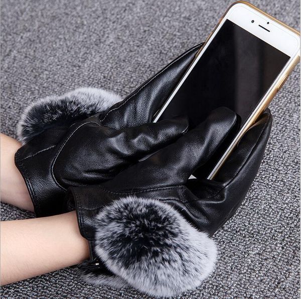 100% rex fur short genuine sheepskin leather gloves thick warm winter touch screen gloves for women, Blue;gray
100% rex fur short genuine sheepskin leather gloves thick warm winter touch screen gloves for women, Blue;gray