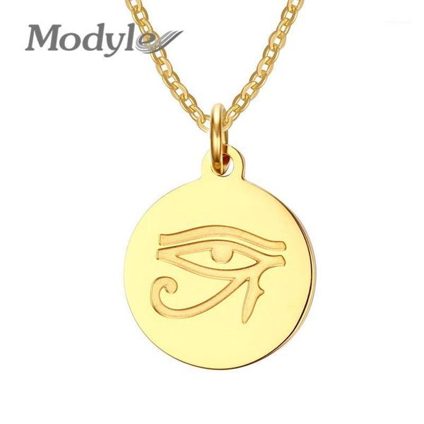 pendant necklaces modyle gold-color stainless steel eye of horus necklace women jewelry1, Silver
pendant necklaces modyle gold-color stainless steel eye of horus necklace women jewelry1, Silver