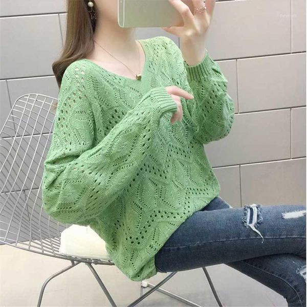 2020 spring summer hollow out knit sweater pullover women casual long sleeve female pull jumper loose sweater ladies h3521, White;black
2020 spring summer hollow out knit sweater pullover women casual long sleeve female pull jumper loose sweater ladies h3521, White;black