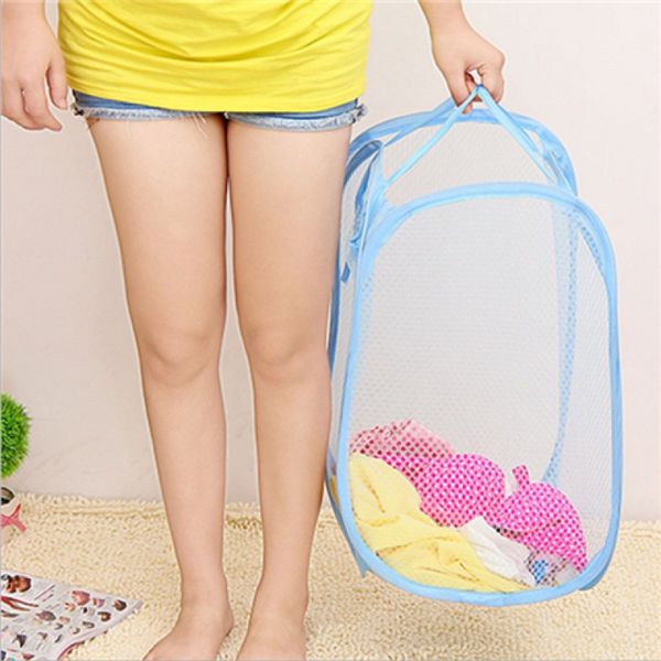 laundry basket bag foldable pop up washing clothes hamper mesh storage children's toys shoes sundries storage dhl 140 g2
laundry basket bag foldable pop up washing clothes hamper mesh storage children's toys shoes sundries storage dhl 140 g2