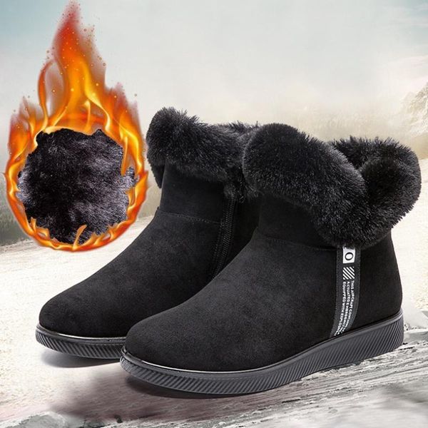winter new women's boots 2021 snow boots women's warm thick bottom plus velvet cotton shoes large size shoes 35-41, Black
winter new women's boots 2021 snow boots women's warm thick bottom plus velvet cotton shoes large size shoes 35-41, Black