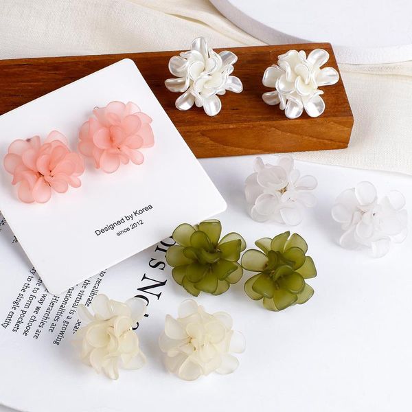 amorcome korean simple flower earrings transparent acrylic resin flowers stud earrings for women fashion jewelry boucle d'oreill1, Golden;silver
amorcome korean simple flower earrings transparent acrylic resin flowers stud earrings for women fashion jewelry boucle d'oreill1, Golden;silver