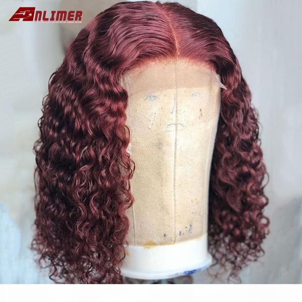 anlimer brazilian curly bob wig burgundy human hair lace front wigs short 99j wig 13x4 lace glueless for women, Black
anlimer brazilian curly bob wig burgundy human hair lace front wigs short 99j wig 13x4 lace glueless for women, Black