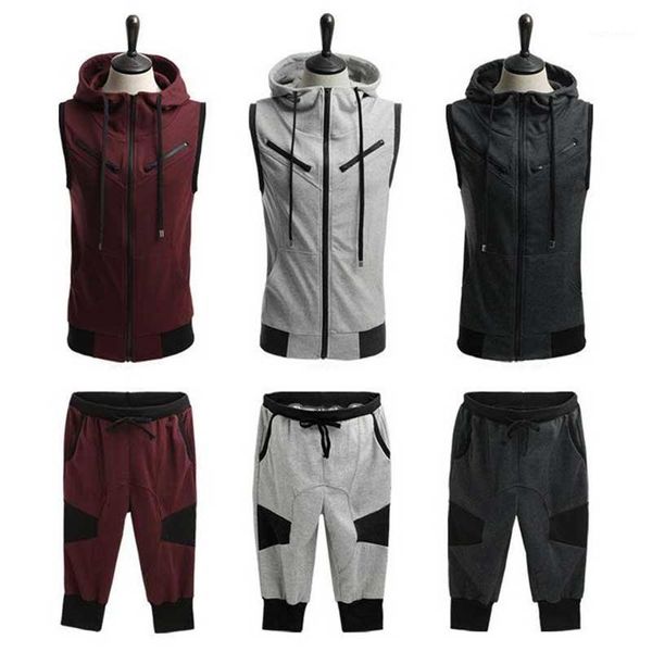 zogaa 2020 men's summer set casual cotton sporting men set short track suit 2 pieces vest + pant men track suit tracksuit outfit1, Gray
zogaa 2020 men's summer set casual cotton sporting men set short track suit 2 pieces vest + pant men track suit tracksuit outfit1, Gray