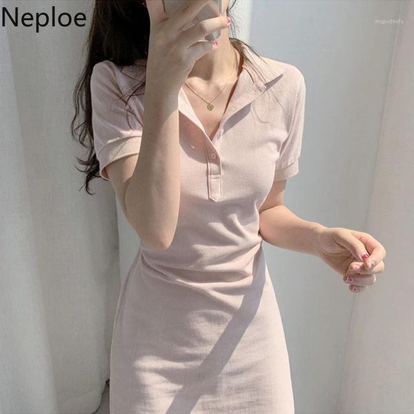 neploe dress women solid turn down collar short sleeve ladies vestidos summer 2020 new elegant slim waist bodycon dresses 1a14211, White;black
neploe dress women solid turn down collar short sleeve ladies vestidos summer 2020 new elegant slim waist bodycon dresses 1a14211, White;black