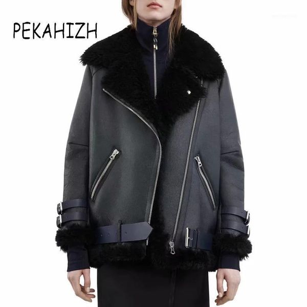 women's leather & faux winter thick black pu jacket women biker streetwear motorcycle coat ladies outwear 20211
women's leather & faux winter thick black pu jacket women biker streetwear motorcycle coat ladies outwear 20211