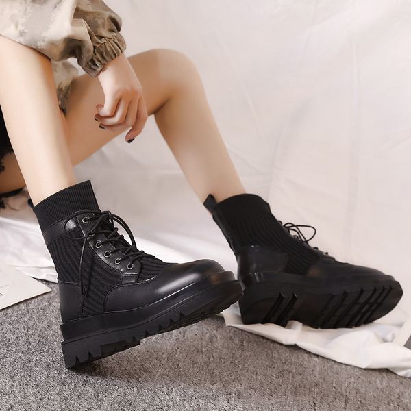 world tour platform boot women boot spaceship ankle boots 4cm heel flamingos medal australia martin boots heavy zapatos mujer duty soles, Black
world tour platform boot women boot spaceship ankle boots 4cm heel flamingos medal australia martin boots heavy zapatos mujer duty soles, Black