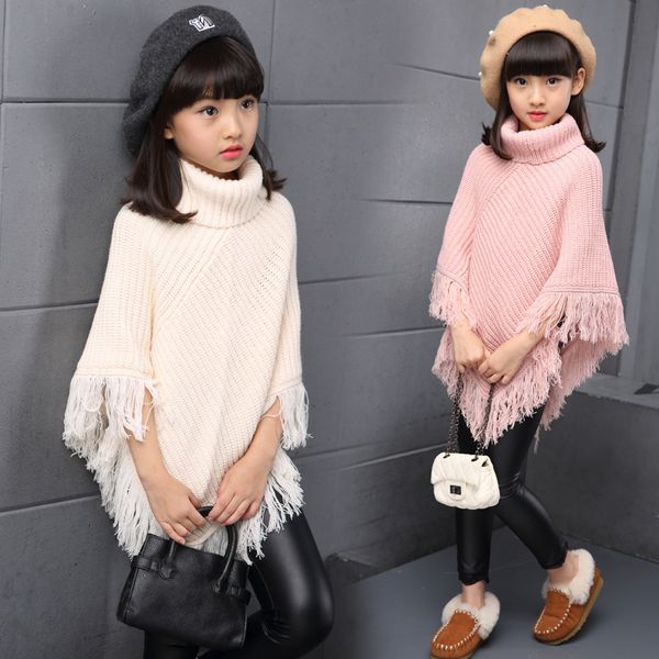 poncho shawl cloak wrap cape for kid girl tassel turtleneck sweater knitwear baby children outwear warm coat cape and jackets 0930, Blue;gray
poncho shawl cloak wrap cape for kid girl tassel turtleneck sweater knitwear baby children outwear warm coat cape and jackets 0930, Blue;gray